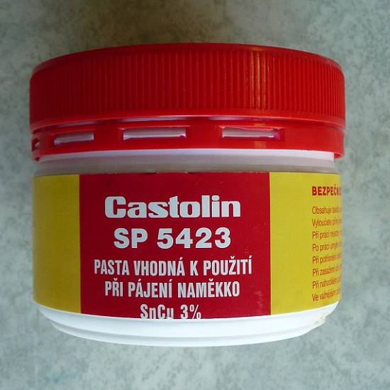 Pájecí pasta D5423 Castolin